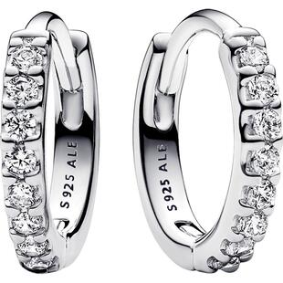 [新年礼物]Pandora潘多拉闪耀简约耳环镶嵌设计时尚轻奢百搭中性