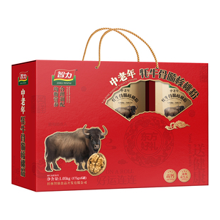 智力中老年牦牛骨髓核桃粉礼盒营养即食早餐代餐中秋过年货节送礼