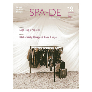 英文原版书籍 SPA-DE VOL.19 世界空间设计系列 商业餐饮空间设计方案法则案例室内软装装修设计教程实战指南资料作品集书籍