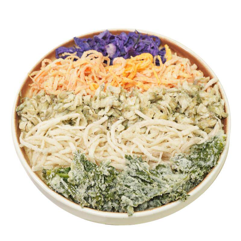 野人日记蒸菜暖沙拉轻食代餐半成品槐花羽衣甘蓝胡萝卜新鲜蒸蔬菜