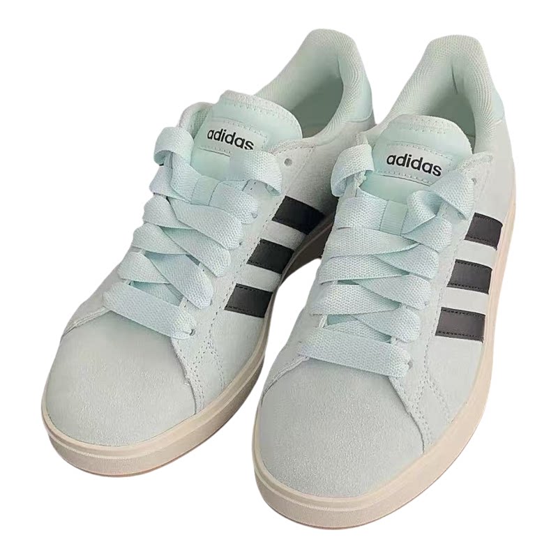 adidas 阿迪达斯Grand Court Base 男女潮流面包鞋低帮板鞋JR7077