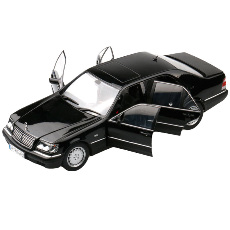 原厂1:18奔驰S600 W140 虎头奔仿真金属车摆件收藏合金汽车模型车