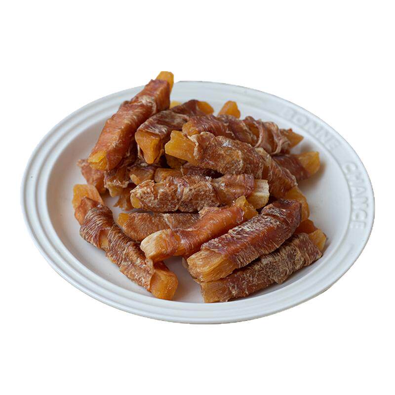 狗狗零食鸡肉鸭肉干缠红薯甘薯条香糯训练奖励猫狗宠物零食无糖
