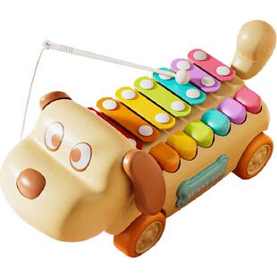 七彩婴幼儿八音敲击音乐钢琴击打琴键儿童趣味早教益智新年礼物