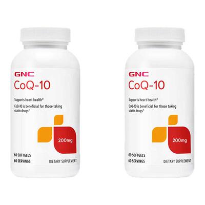 两瓶GNC/健安喜辅酶Q10200mg60粒