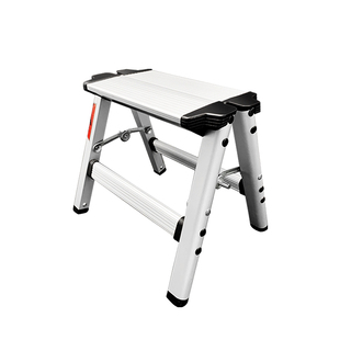 家用折叠小梯子铝合金加厚户外摄影钓鱼凳双面人字梯三步加宽轻便