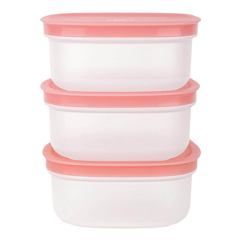 加厚抗菌保鲜盒食品级原塑料水果肉类冷冻专用密封分装冰箱收纳小