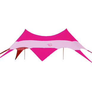 双峰万重山天幕商用帐篷适用三峰云顶户外营地露营超大幕布遮阳棚