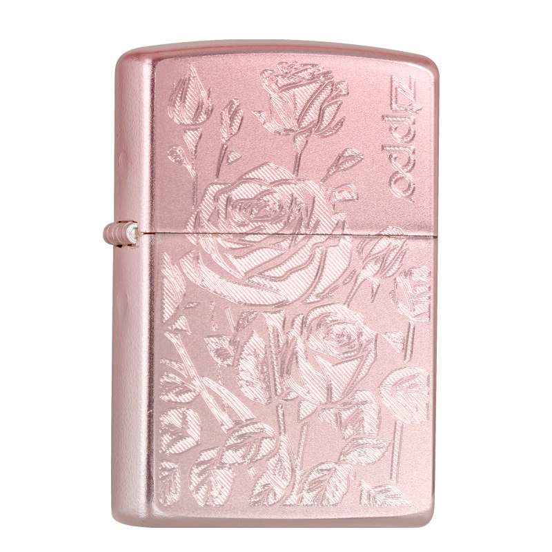 zippo打火机幻彩倾心玫瑰芝宝防风官方正品男士生日礼物送男朋友