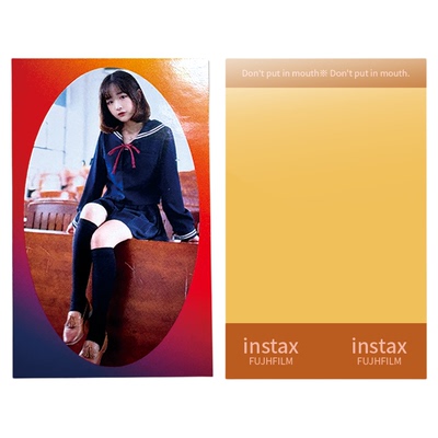 沉墨彩边覆膜咕咕卡来图定制