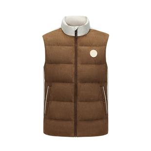 【蓬松白鹅绒】Munsingwear万星威休闲冬季男士抗寒羽绒服马甲