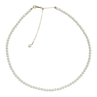 回馈！进口施家珍珠/天然淡水珍珠14K包金项链锁骨链女简约轻奢