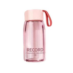 爆款高颜值塑料太空杯小巧杯子学生水杯耐高温简约透明防摔随手杯