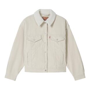 Levi's李维斯26年秋季新款女士美式复古灯芯绒仿羊羔绒短外套