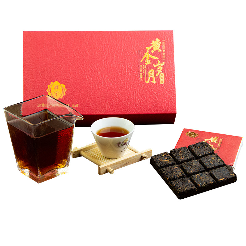 濮宁云南勐海普洱茶熟茶巧克力砖共520g礼盒装包邮