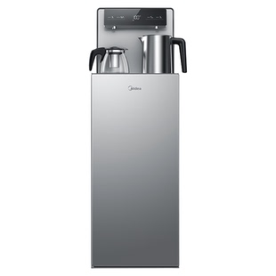 美的茶吧机高端家用智能冷热双壶双出水立式饮水机保温1906