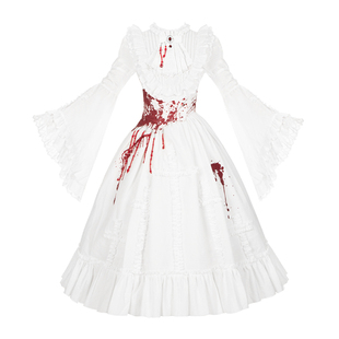 来信与诗·十字人形｜WP原创副牌哥特doll姬袖长op超短op秋lolita