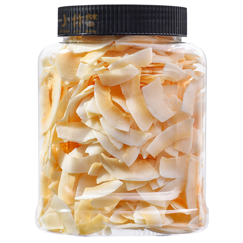 小休梦椰子片脆片500g香烤椰子角肉干脆块海南特产果干烘培零食海