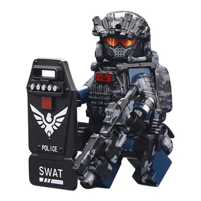 威龙特警无人机机械狼兼容乐高