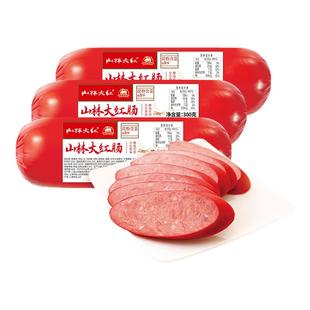 山林大红牛蒡大红肠300g创新口味红肠添加草本牛蒡鲜嫩爽滑