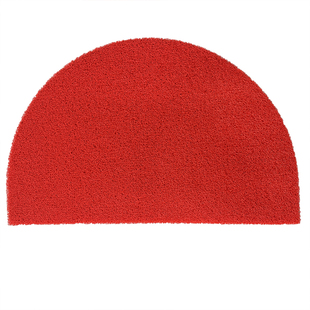 半圆形地毯黄色防滑地垫丝圈脚垫入户进门脚垫家用室内外玄关门垫