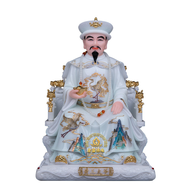 汉白玉东北四大家族家用堂口摆件