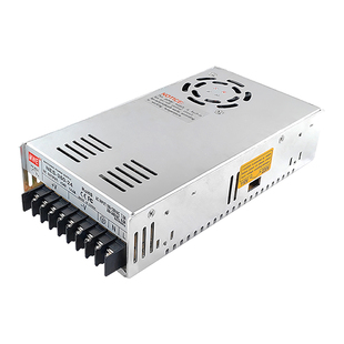 MWE明伟NES-350W400 24v15a工业5V监控12v变压器直流开关电源盒48