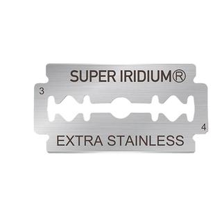 不锈钢双面刀片剃须刀片刮胡刀片老式手动男士通用刮脸毛刀架刀片