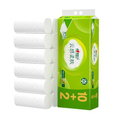 心相印4层云感无芯卷纸100克12卷