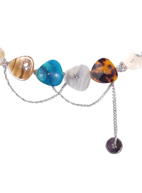 奇妙山海千禧辣妹纽扣项链