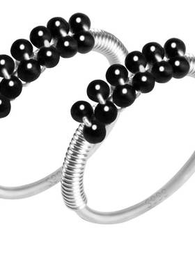 原创设计银戒指女999简约学生