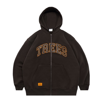 大印花WARMTREES连帽卫衣