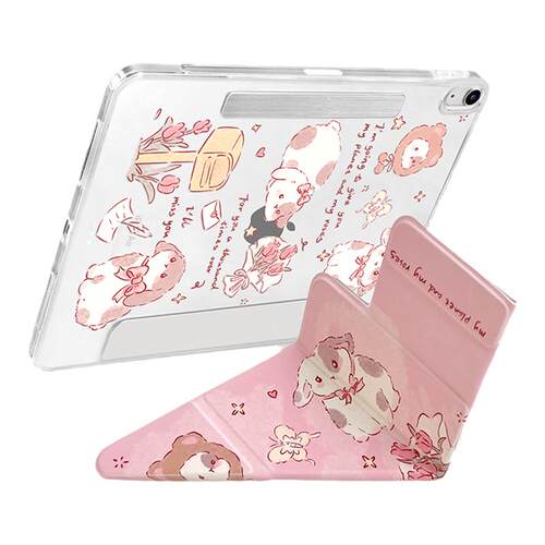 morock磁吸拆分ipad11保护壳适用2025苹果10代平板air7保护套/6/5无笔槽10.2寸竖屏双面夹12.9pro防弯mini7/4