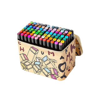 泰驰Touchmark马克笔美术生专用油性双头速干画笔套装60/80/120/168色小学生初中生动漫绘画水彩笔可叠色考级