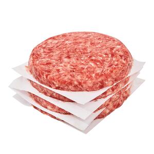 领食鲜生 黑安格斯牛肉饼80g*10片儿童汉堡肉麦当劳牛肉饼馅饼