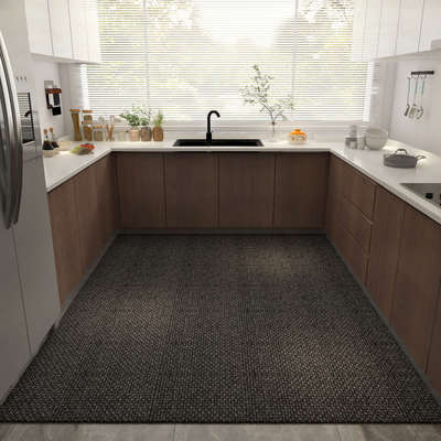高级TPR专用厨房地垫2025新款防滑防油可擦免洗门口地垫整铺吸水