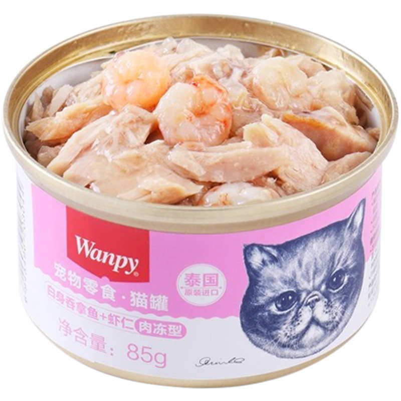 顽皮吞拿鱼罐头成幼猫补水三文鱼