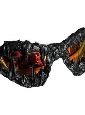 美国代购手作博朋克蝶形太阳镜