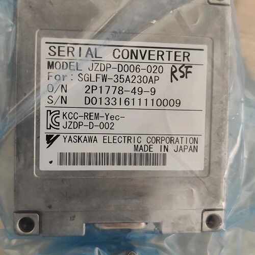 溢价-安川YASKAWA JZDP-D006-020串行转换器，全