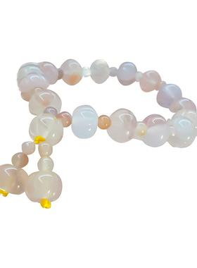 新中式和田玉南瓜吊坠手串