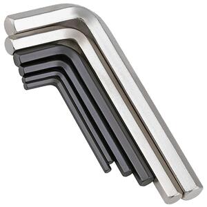 S2加硬L型六角匙加长内六角扳手单个英制螺丝刀套装3/4/5/6/17mm