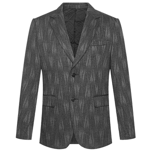 【含绵羊毛】利郎官方 毛呢大衣男士2025冬季商务男装夹薄棉外套