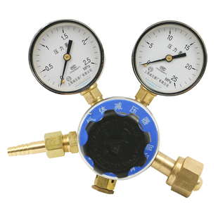 上海减压器厂YQD-2.5*25MPA氮气减压器气体钢瓶调压减压阀 压力表