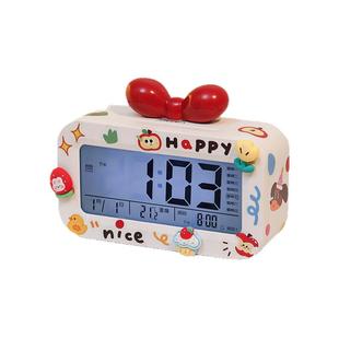可爱小闹钟学生专用起床神器2026新款表儿童女孩桌面智能电子时钟