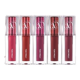 TONYMOLY水润哑光唇釉雾面唇泥丝绒口红唇蜜唇彩唇釉部分临期