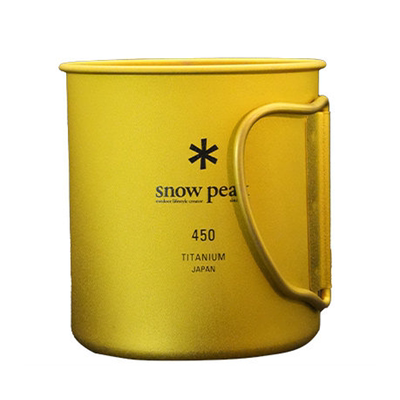 【金色限定款】snowpeak雪峰sp钛杯户外露营单双层水杯MG-142/143