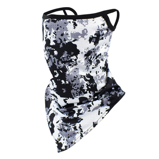 保暖面罩男女骑行骑手挂耳面巾冰丝三角巾围脖套摩托冬季钓鱼头巾