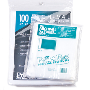 美国 宝图 57底片袋 5x7无酸底片盒57-2b单页 57-1 活页100张单张