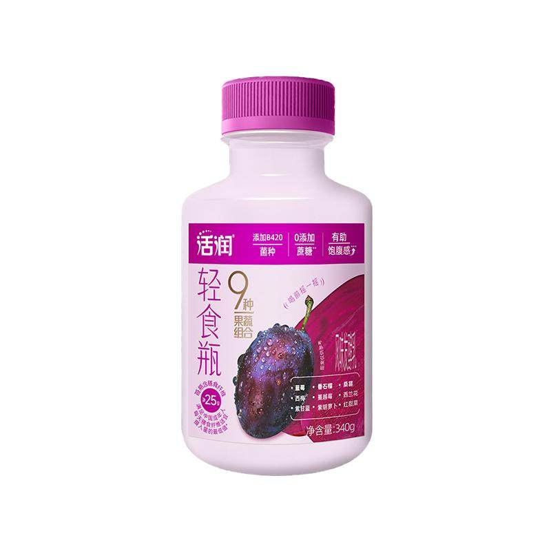 新希望华西活润轻食瓶液体沙拉牛油果西梅340g9果蔬B420酸奶蔗糖