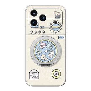 动物洗衣机适用苹果16promax手机壳iphone15苹果17/14新款13磁吸支架xs挂绳11/12女款16plus卡通小羊皮可爱